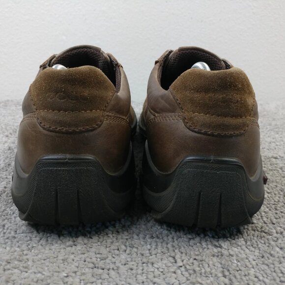 ECCO Mens Size 46 EU Slip On Loafers Brown Leather Shoes Casual Comfort - Picture 8 of 10